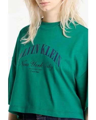 CALVIN KLEIN CAMISETA JEANS LV047F813G VERDE L4G