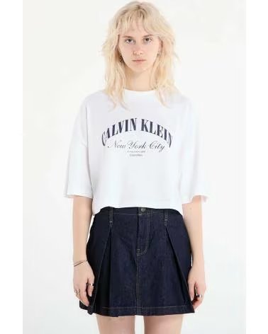 CALVIN KLEIN CAMISETA JEANS LV047F813G BLANCA YAF
