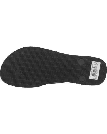HAVAIANAS CHANCLAS MUJER MODELO SLIM FLATFORM COLOR NEGRO 0090BLACK