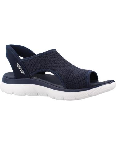 SKECHERS SANDALIAS SUMMITS SANDAL - SWEETLY EVOL EN AZUL PARA MUJER NAVY KNIT