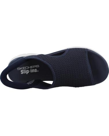 SKECHERS SANDALIAS SUMMITS SANDAL - SWEETLY EVOL EN AZUL PARA MUJER NAVY KNIT