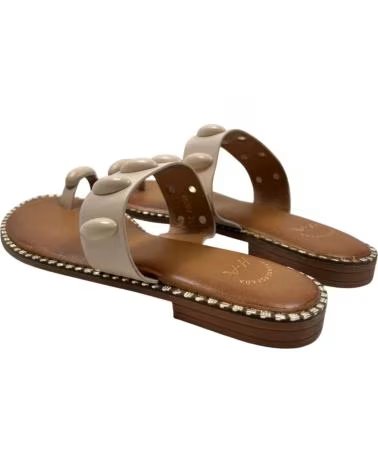 TIMBOS SANDÁLIA RASTEIRA DE DEDO BEIGE