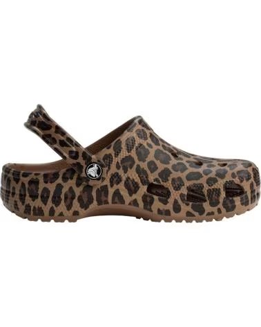 CROCS - CHANCLAS MARRON UNISEX - CLASSIC ANIMAL CLOG 41-42