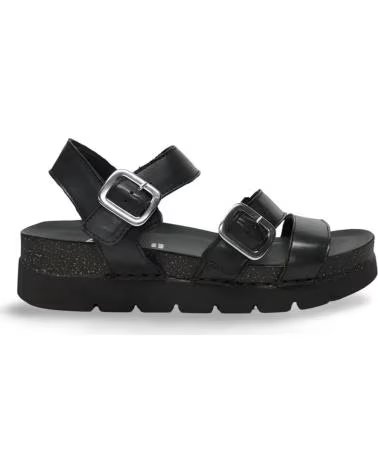 WALKANDFLY SANDALES THE HAPPY MONK 51190 NOIRES NEGRO