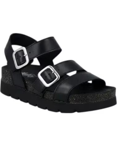 WALKANDFLY SANDALES THE HAPPY MONK 51190 NOIRES NEGRO