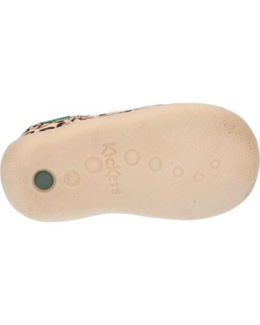 Botins de Menina KICKERS 830286-10 BONZIP-2 11 BEIGE