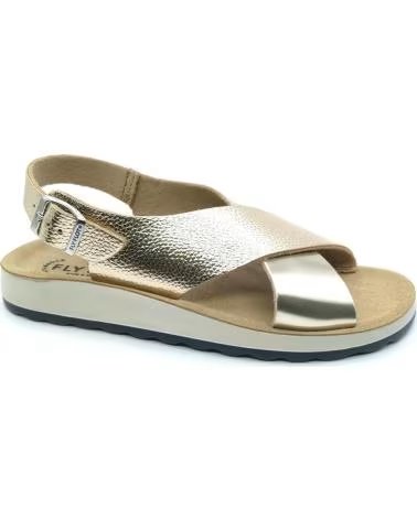 FLY FLOT 77 G61 SANDALE MIT GEKREUZTEN RIEMEN GOLD