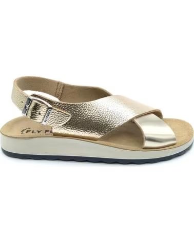 FLY FLOT 77 G61 SANDALE MIT GEKREUZTEN RIEMEN GOLD