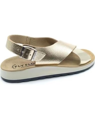 FLY FLOT 77 G61 SANDALE MIT GEKREUZTEN RIEMEN GOLD