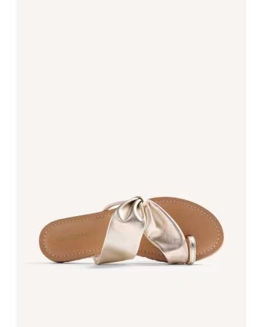 GIOSEPPO KISERIAN SANDALIA PLANA PLATINO MUJER 79275-P VARIOS COLORES