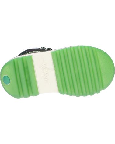 Botines de Niña y Niño KICKERS 878740-10 KICKRALLY20 PU NUBUCK 81 NOIR VERT