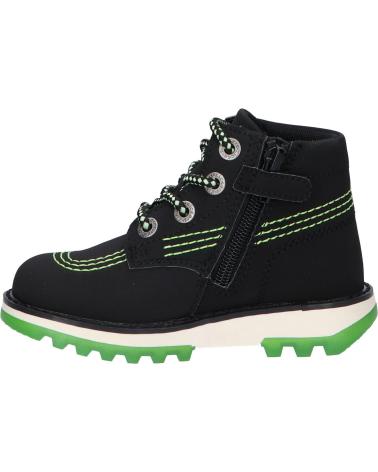Botines de Niña y Niño KICKERS 878740-10 KICKRALLY20 PU NUBUCK 81 NOIR VERT