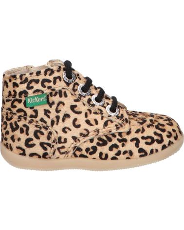 Botines de Niña KICKERS 830286-10 BONZIP-2 11 BEIGE