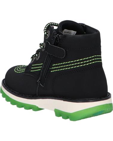 Botines de Niña y Niño KICKERS 878740-10 KICKRALLY20 PU NUBUCK 81 NOIR VERT