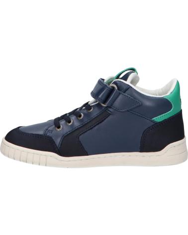 Zapatos de Niña y Niño KICKERS 878831-30 WINCKY CDT CUIR NUBUCK 103 MARINE VERT BLE