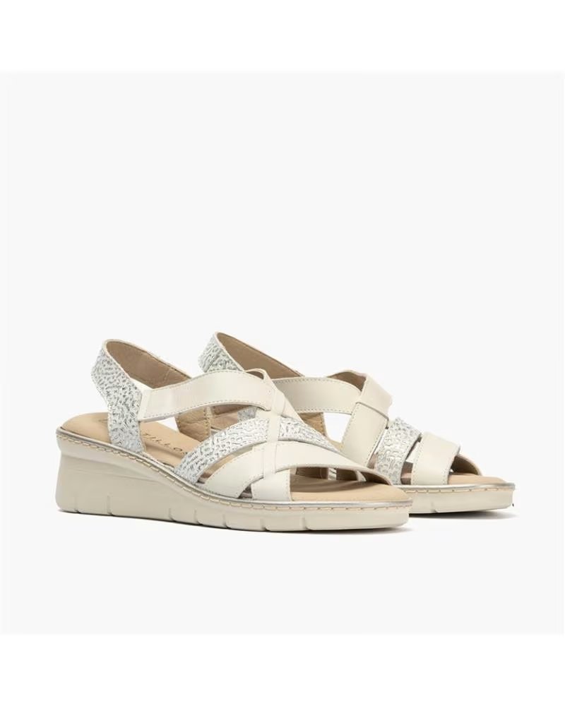 PITILLOS 11014 COMBINED STRAP SANDALS GLACIAL HIELO