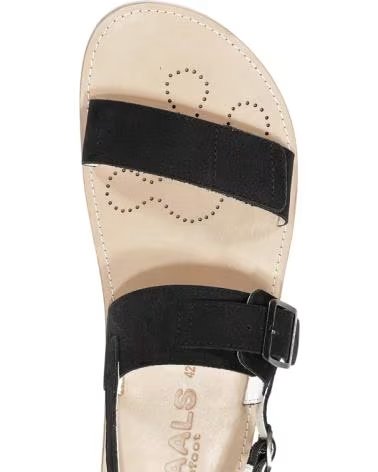WAALS SANDALE BAREFOOT ARTISANALE DUNE I 163 NEGRO