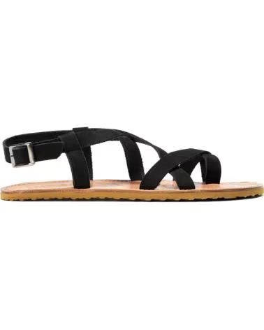 WAALS SANDALE BAREFOOT HANDCRAFTED NATUR I NOIR NEGRO