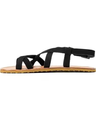 WAALS SANDALE BAREFOOT HANDCRAFTED NATUR I NOIR NEGRO
