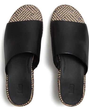 FITFLOP SANDALIAS GRAPHIC-WEAVE A5N-001 CON PLATAFORMA NEGRO