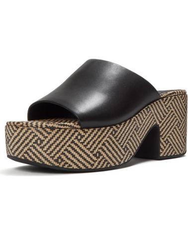 FITFLOP SANDALIAS GRAPHIC-WEAVE A5N-001 CON PLATAFORMA NEGRO