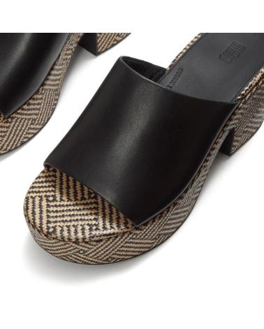 FITFLOP SANDALIAS GRAPHIC-WEAVE A5N-001 CON PLATAFORMA NEGRO