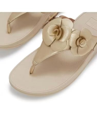 FITFLOP W LULU FLOWER TOE-POST SANDALS A4N-675 AMARILLO