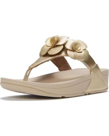 FITFLOP W LULU FLOWER TOE-POST SANDALS A4N-675 AMARILLO