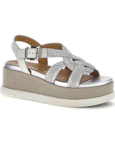 STONEFLY SANDALI CON PLATEAU ARIANNA 3 ARGENTO GRIS