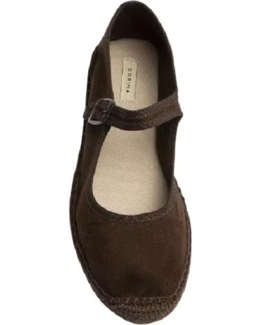 CORINA M6360 ESPADRILLE IM MARY JANE STIL IN BRAUN MARRóN