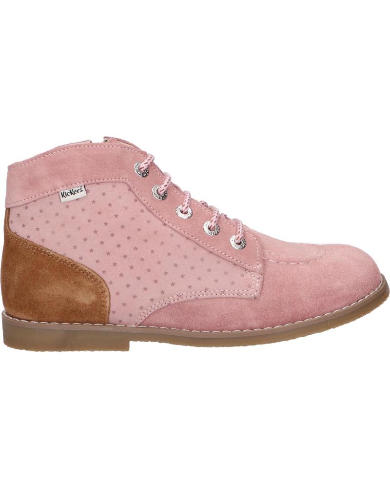 Zapatos de Niña KICKERS 785525-30 KOUKLEGEND BONT 133 ROSE MARRON