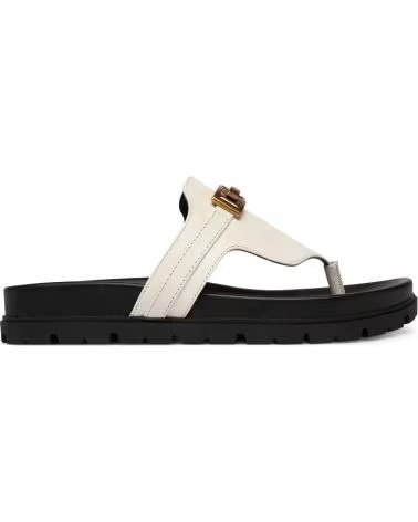 GUESS FARRON FLJFRR LOGO SANDALS BLANCO