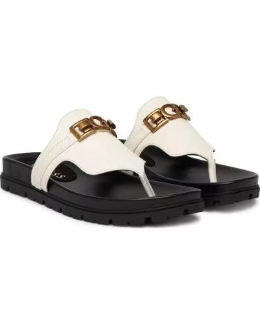 GUESS FARRON FLJFRR LOGO SANDALS BLANCO