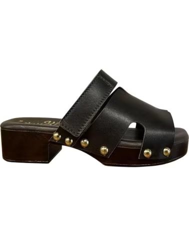 ITSE ZOCCOLI 2497 IN PELLE CON BORCHIE MARRóN