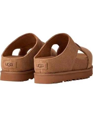 UGG SANDALIAS DE PLATAFORMA GOLDENSTAR HI CUTOUT SLIDE CHESTNUT 1175132 MARRóN
