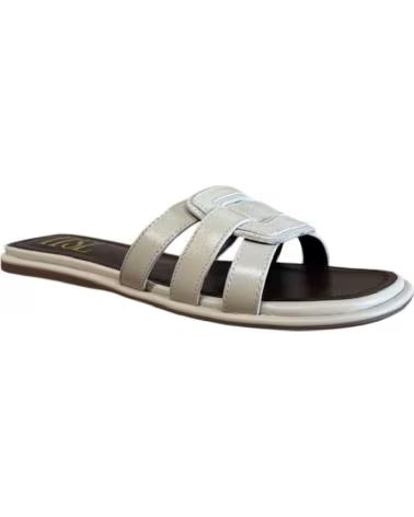 ITSE FLACHE SANDALE VIRGI BLANCO