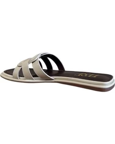ITSE FLACHE SANDALE VIRGI BLANCO