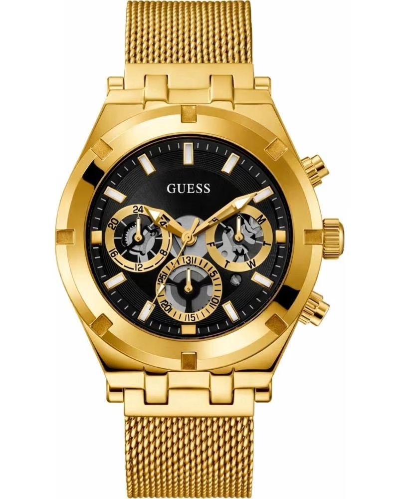 GUESS CHRONOGRAPH EDELSTAHL GOLD GW0582G2 HERRENUHR 44MM DORADO