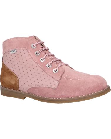 Zapatos de Niña KICKERS 785525-30 KOUKLEGEND BONT 133 ROSE MARRON