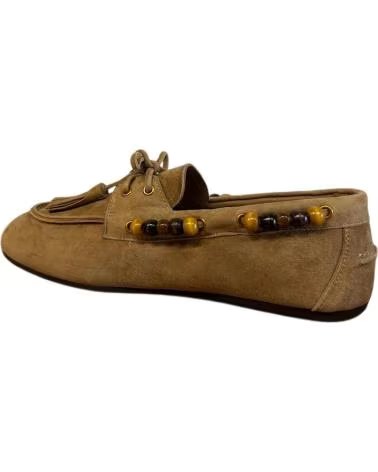 ITSE MOCASSINS MINESOTA EM CAMURÇA CASTANHA COM DETALHES MARRóN