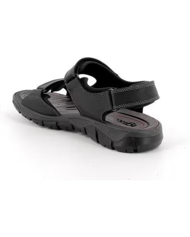 IGI&CO SANDÁLIAS NABUK PRETO NEGRO