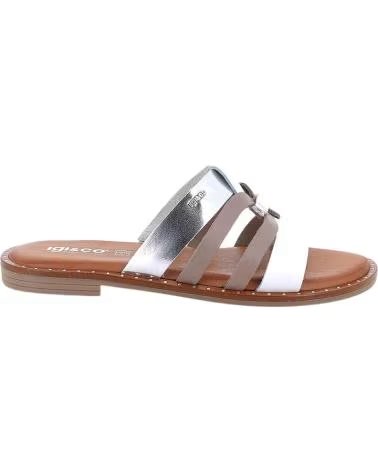 IGI&CO 1183522 SANDALEN AUS LAMINIERTEM LEDER BLANCO