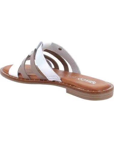 IGI&CO 1183522 SANDALEN AUS LAMINIERTEM LEDER BLANCO