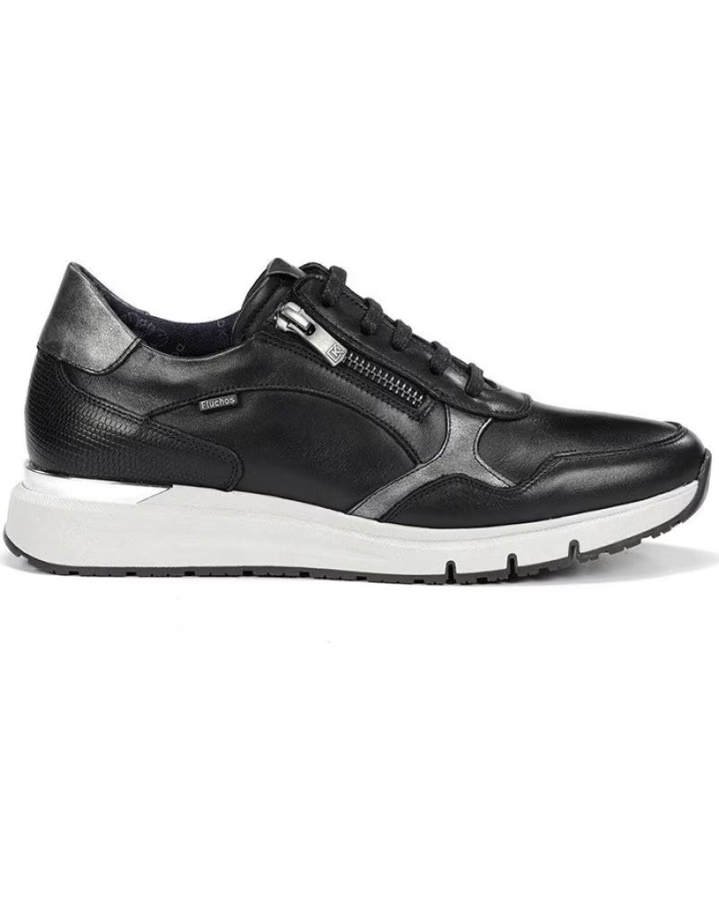 Woman boots FLUCHOS CASUAL SERENA DORKING D9212 SNEAKERS BLACK NEGRO