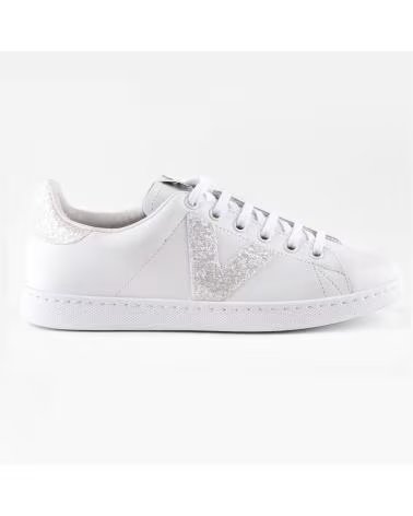 VICTORIA ZAPATILLA PIEL BLANCA TAUPE 1125188 LEOPARDO BLANCO