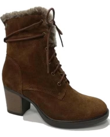Sapatos de Mulher CARMELA BOTINS DE PELE 66373 CAMEL
