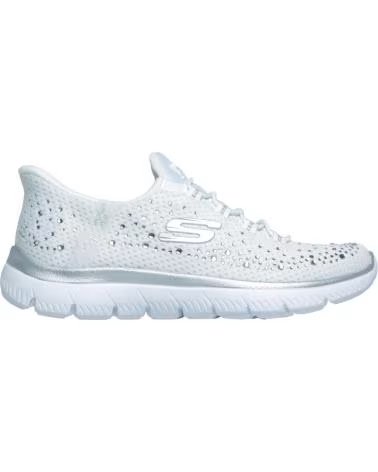 SKECHERS SCARPE DA GINNASTICA SUMMITS-BRILLIANT SHINE 150273 BLANCO