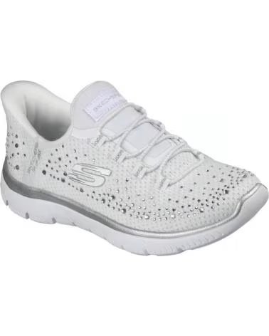 SKECHERS SCARPE DA GINNASTICA SUMMITS-BRILLIANT SHINE 150273 BLANCO