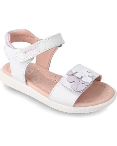 per Bambina SANDALI GARVALIN FOGLIE 232400 BIANCO BLANCO