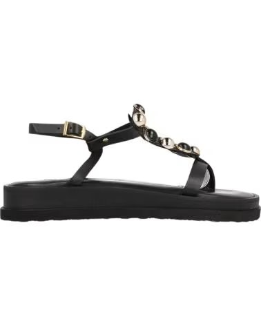 ITSE SANDÁLIAS KA138 COM DETALHES DE MISSANGAS NEGRO